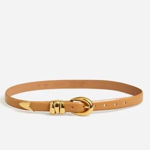 Madewell Triple Metal Keeper Leather Belt